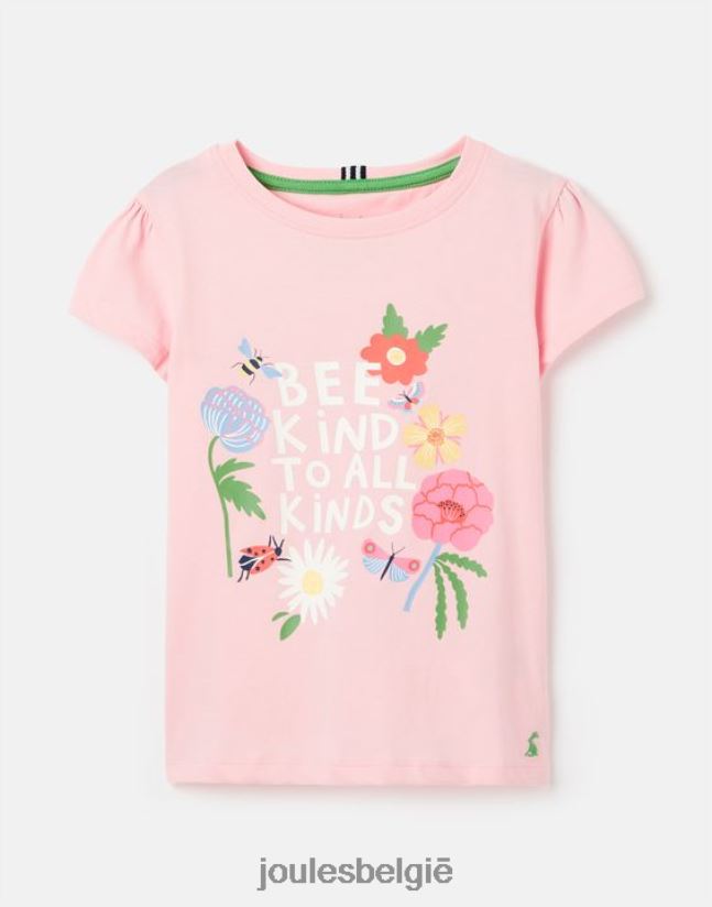 Joules kleding meisjes Pixie zeefdruk t-shirt 2-12 jaar NJJ68R270 bijensoort